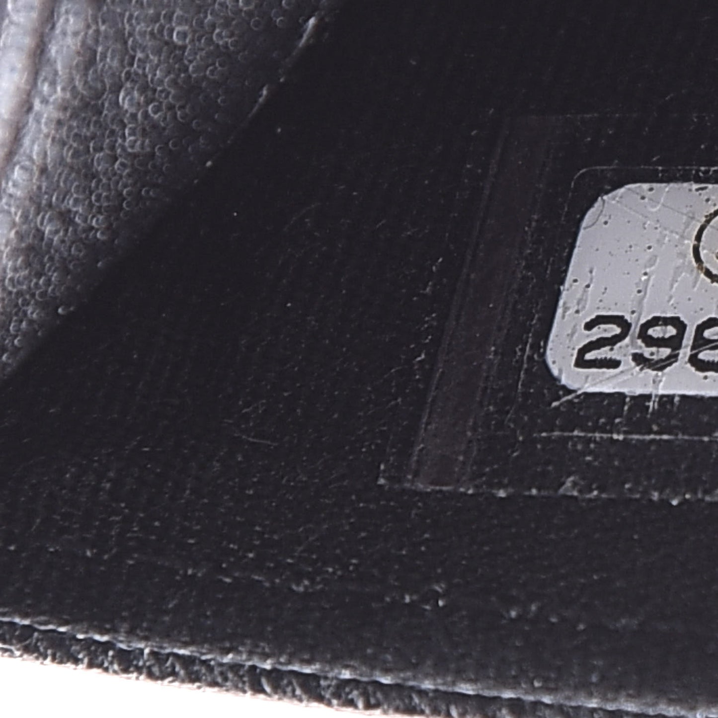 Shiny Goatskin Quilted Chanel 19 Card Holder Black