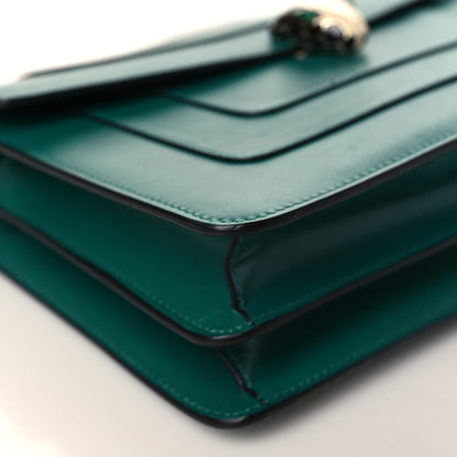 Bulgari Calfskin Serpenti Forever Shoulder Bag Emerald Green 10 of 11