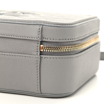 Chanel Caviar Quilted Medium CC Filigree Vanity Case Grey 8 of 8
