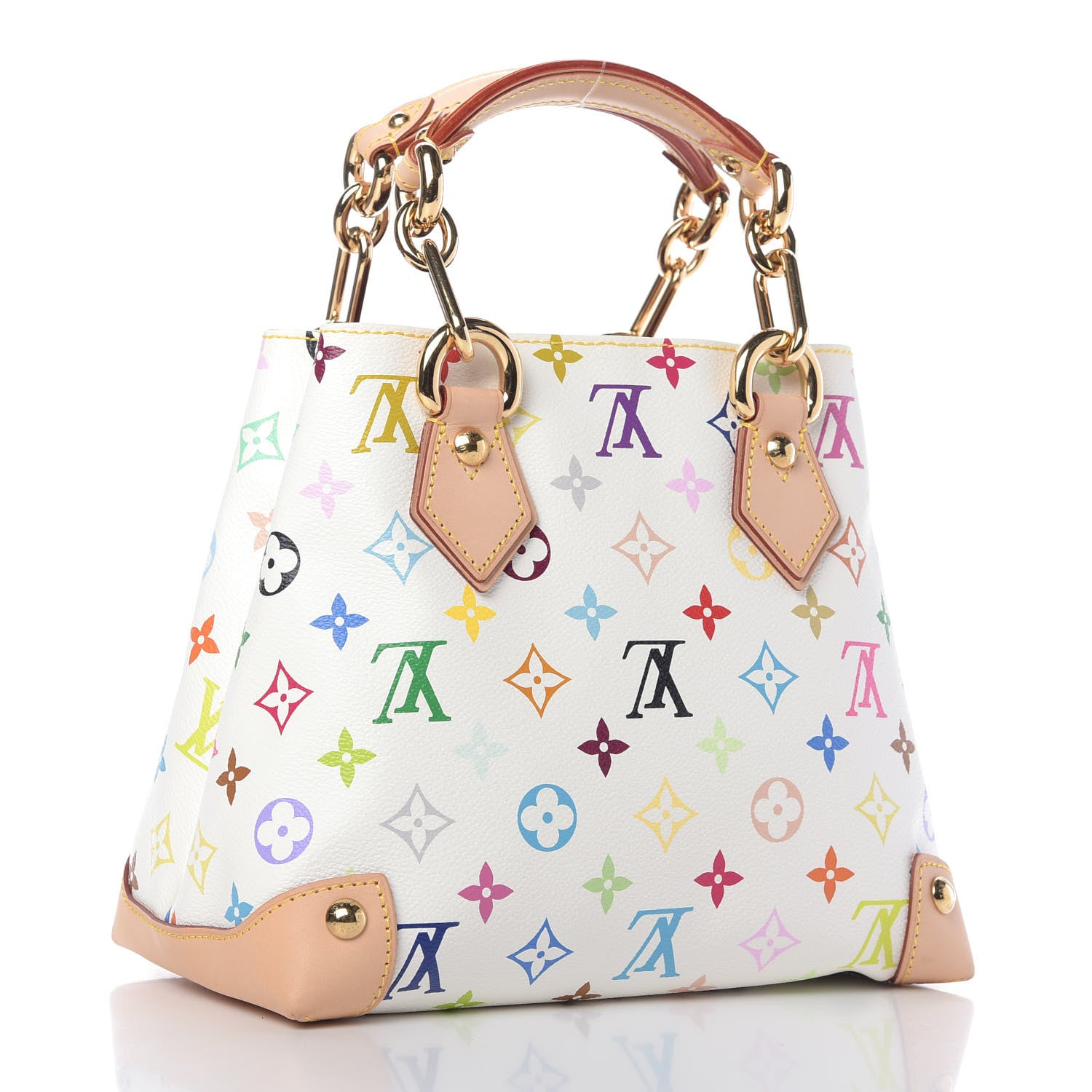Louis Vuitton Monogram Multicolor Audra White 3 of 10