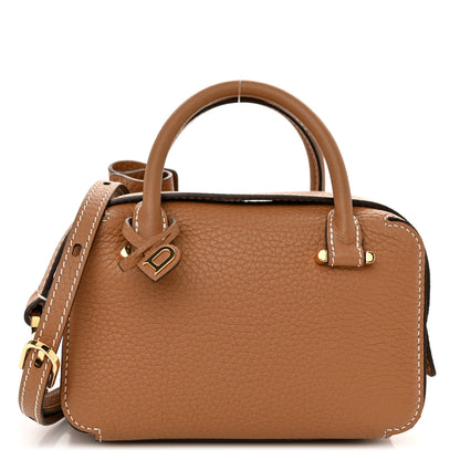 Delvaux Taurillon Soft Nano Cool Box Satchel Vegetal Ivory 1 of 9