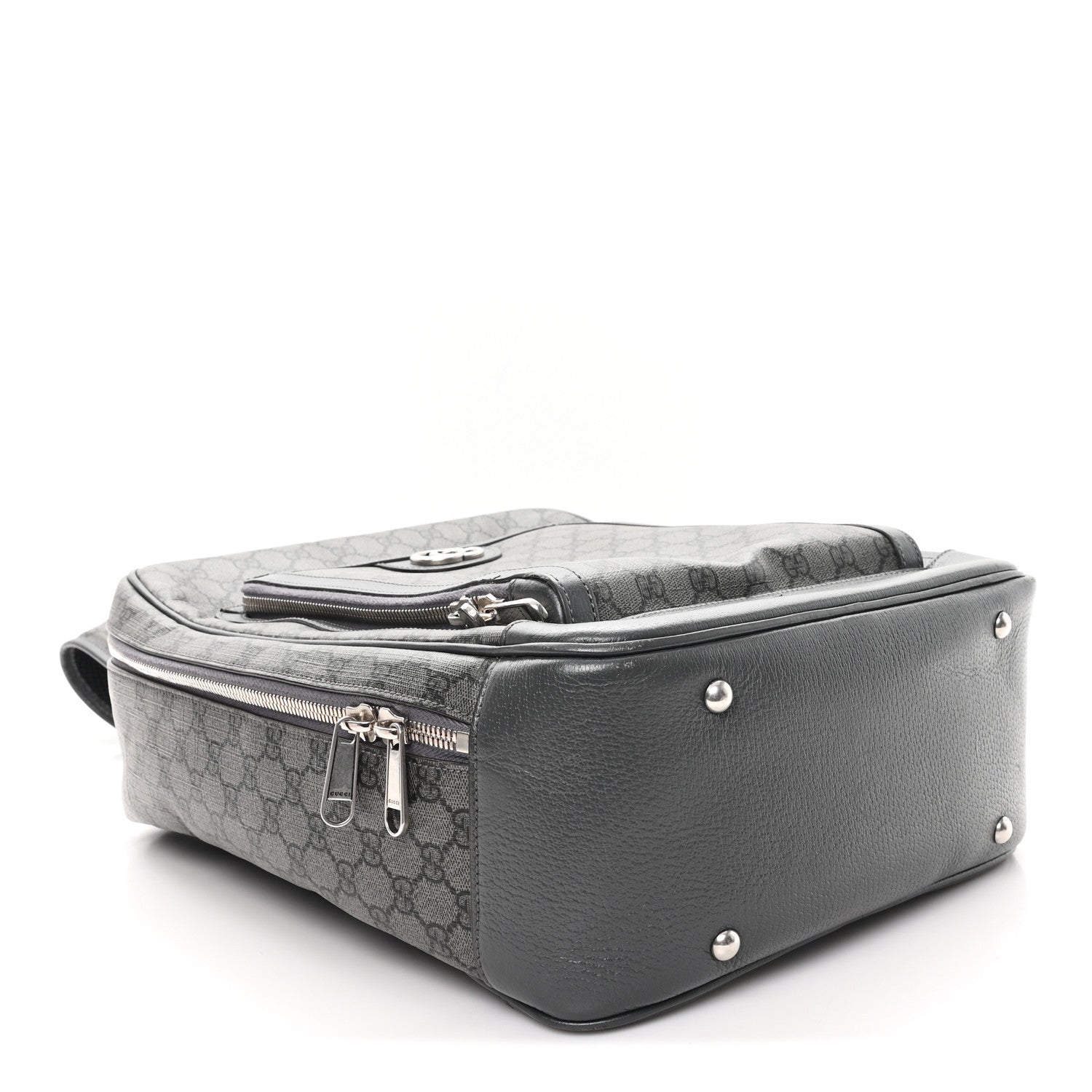Gucci GG Supreme Monogram Ophidia Backpack  Grey 4 of 9