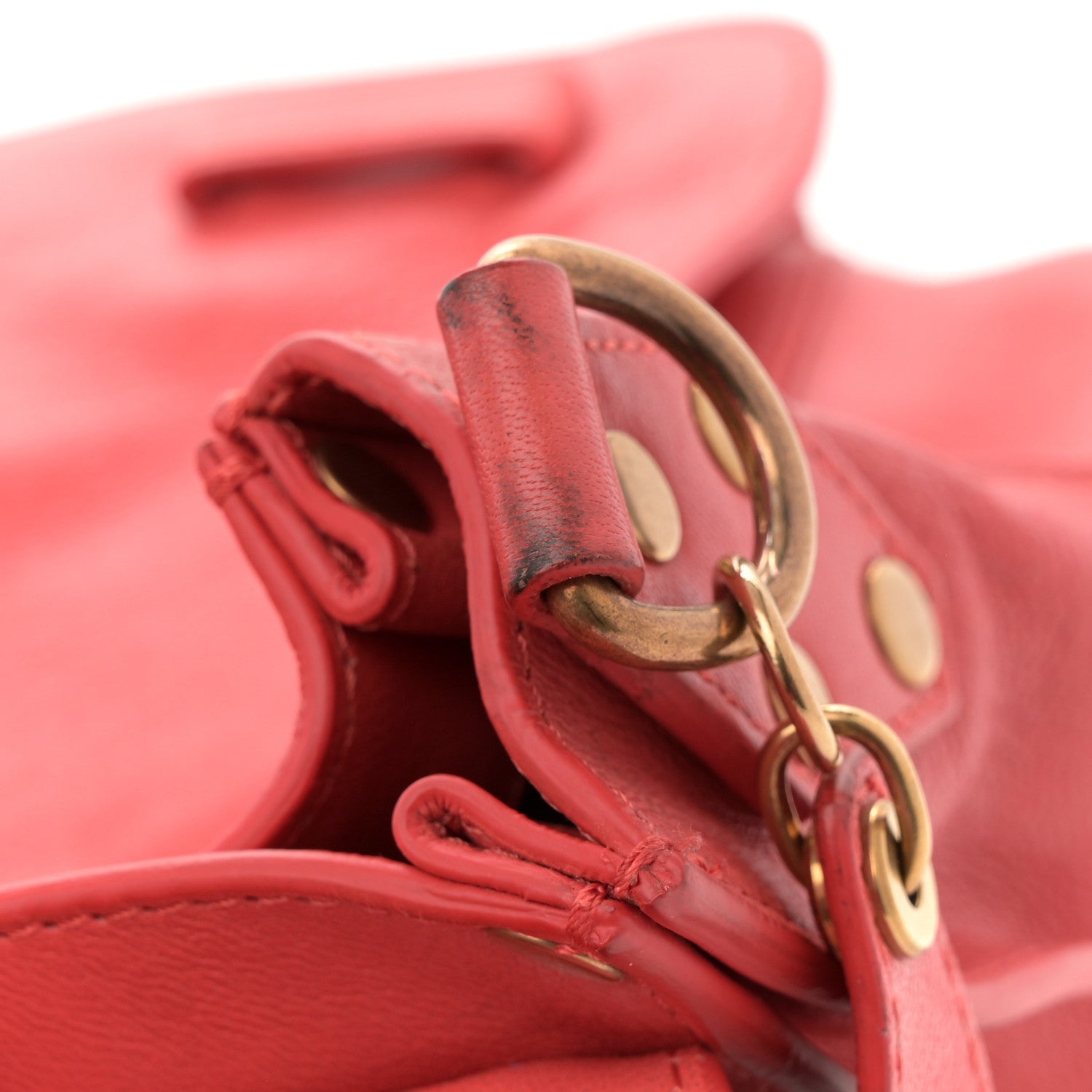 Proenza Schouler Lambskin Medium PS1 Satchel Deep Coral 11 of 13