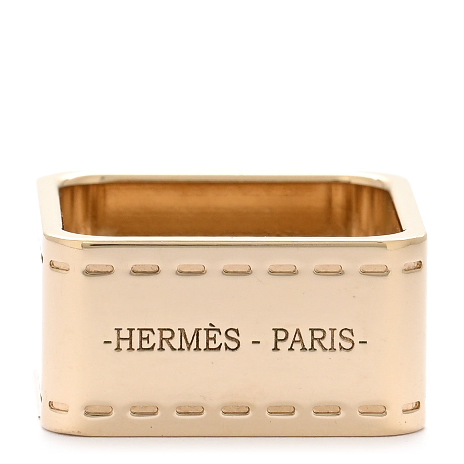 Hermes Permabrass Bolduc Scarf Ring 2 of 4
