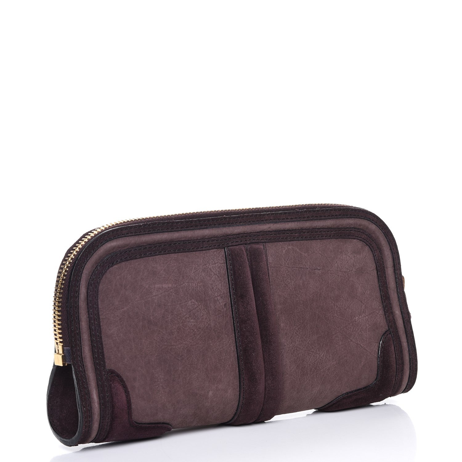 Burberry Prorsum Grainy Nubuck Alma Duck Clutch Purple 3 of 10