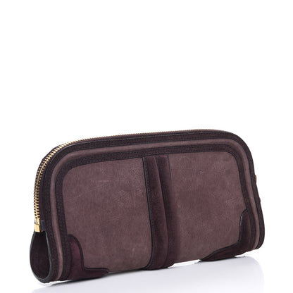 Burberry Prorsum Grainy Nubuck Alma Duck Clutch Purple 3 of 10