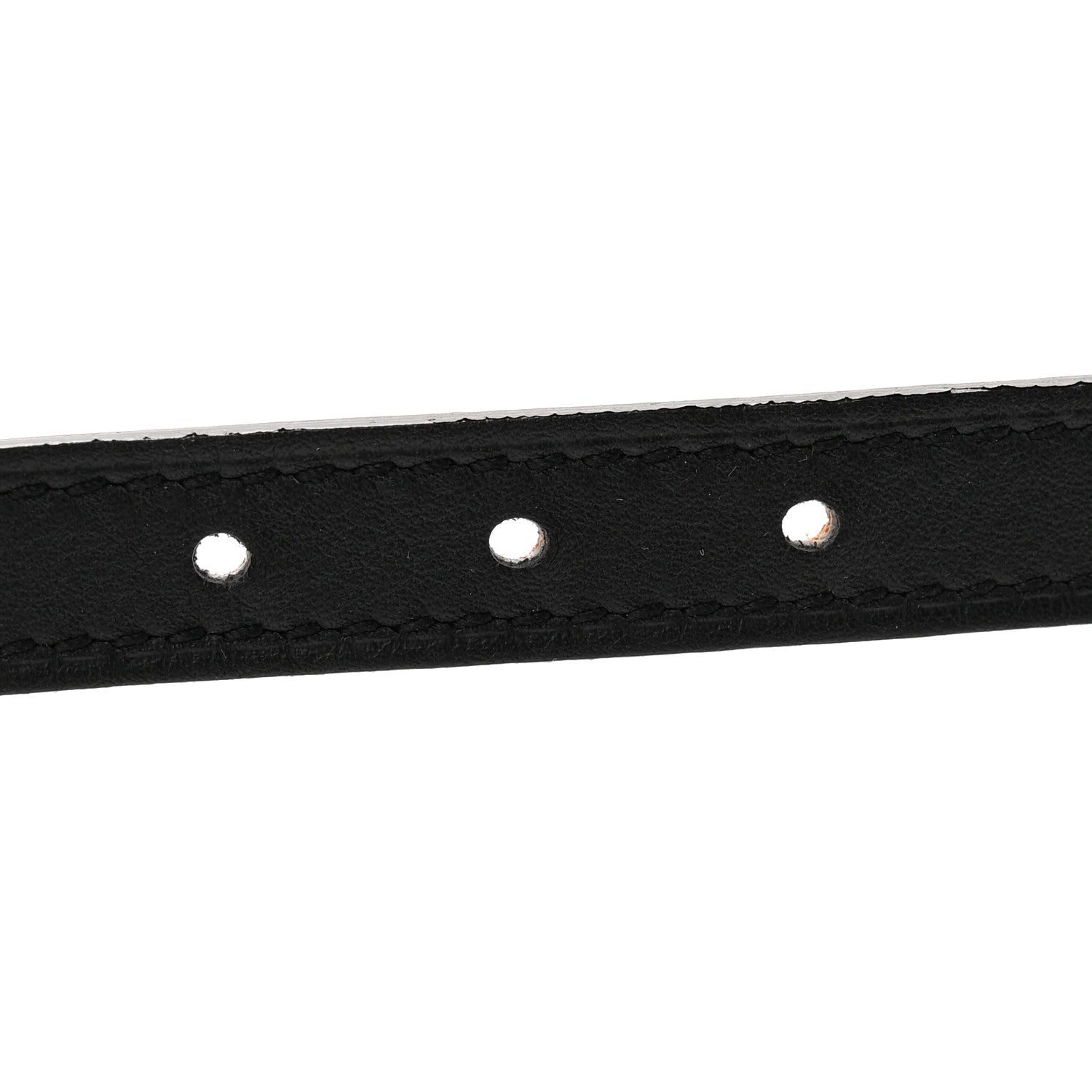 Hermes Epsom Swift 13mm Belt Strap 75 Gold Black 4 of 6