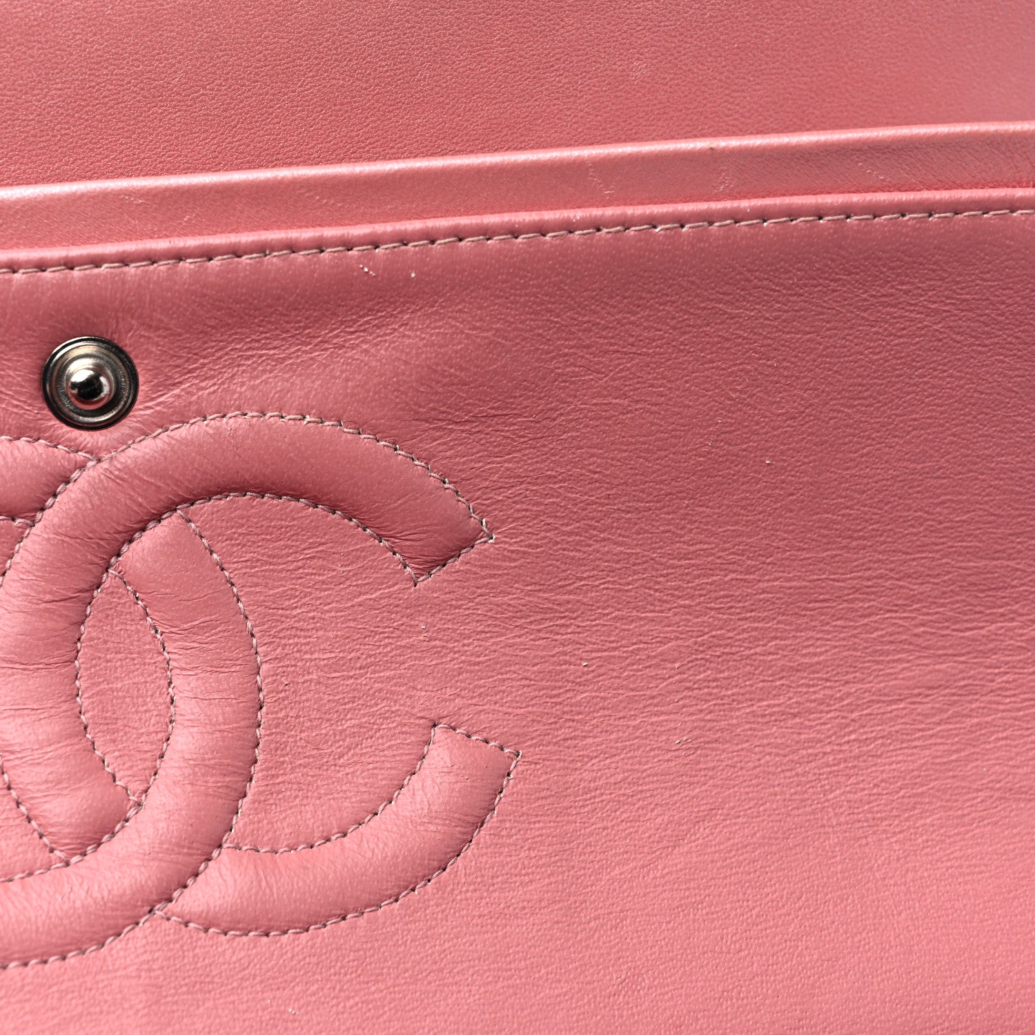 Chanel Patent Quilted Medium Double Flap Fuchsia 13 of 22