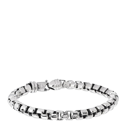 David Yurman Sterling Silver 7mm Box Chain Bracelet 1 of 4