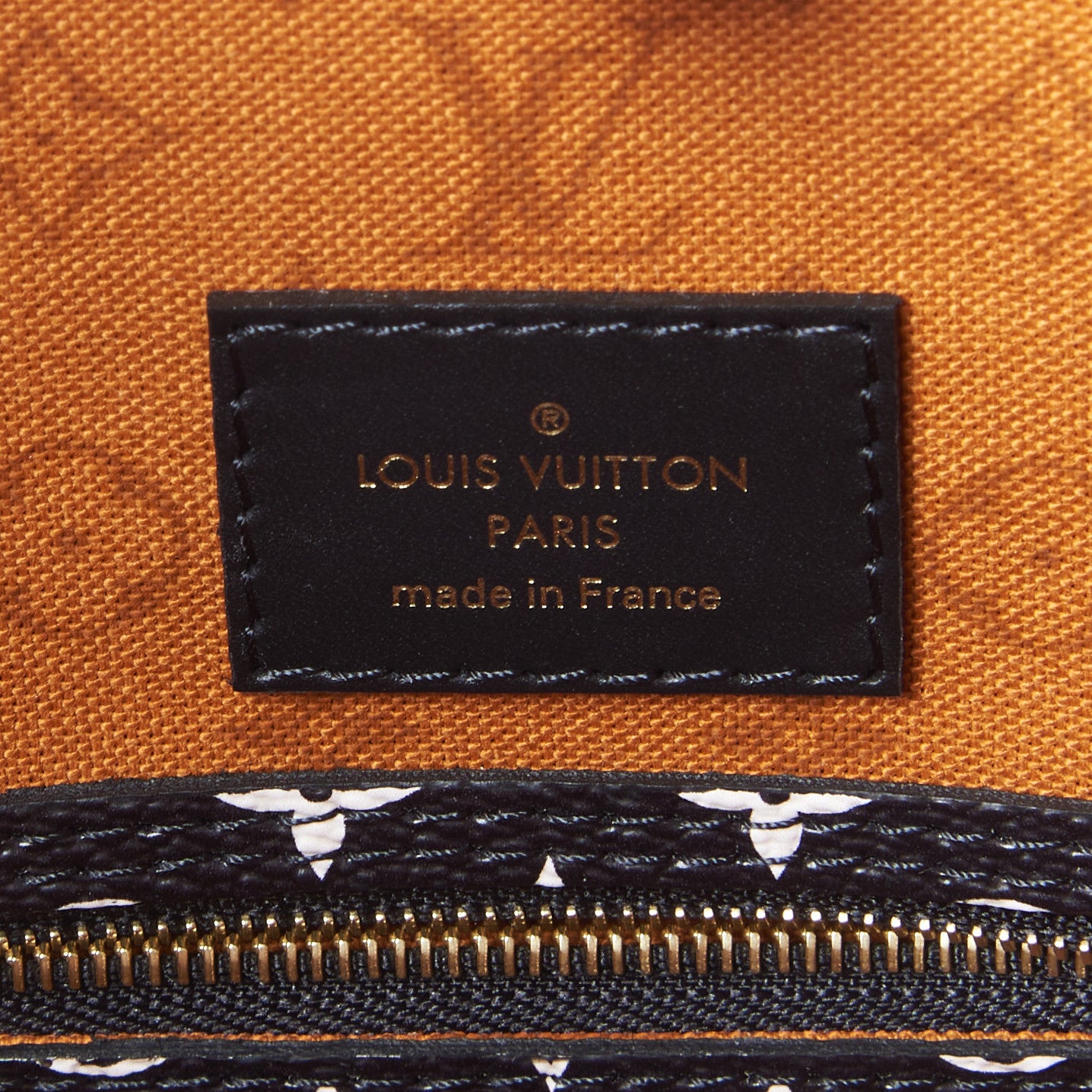 Monogram Giant Crafty Neverfull MM Creme Caramel