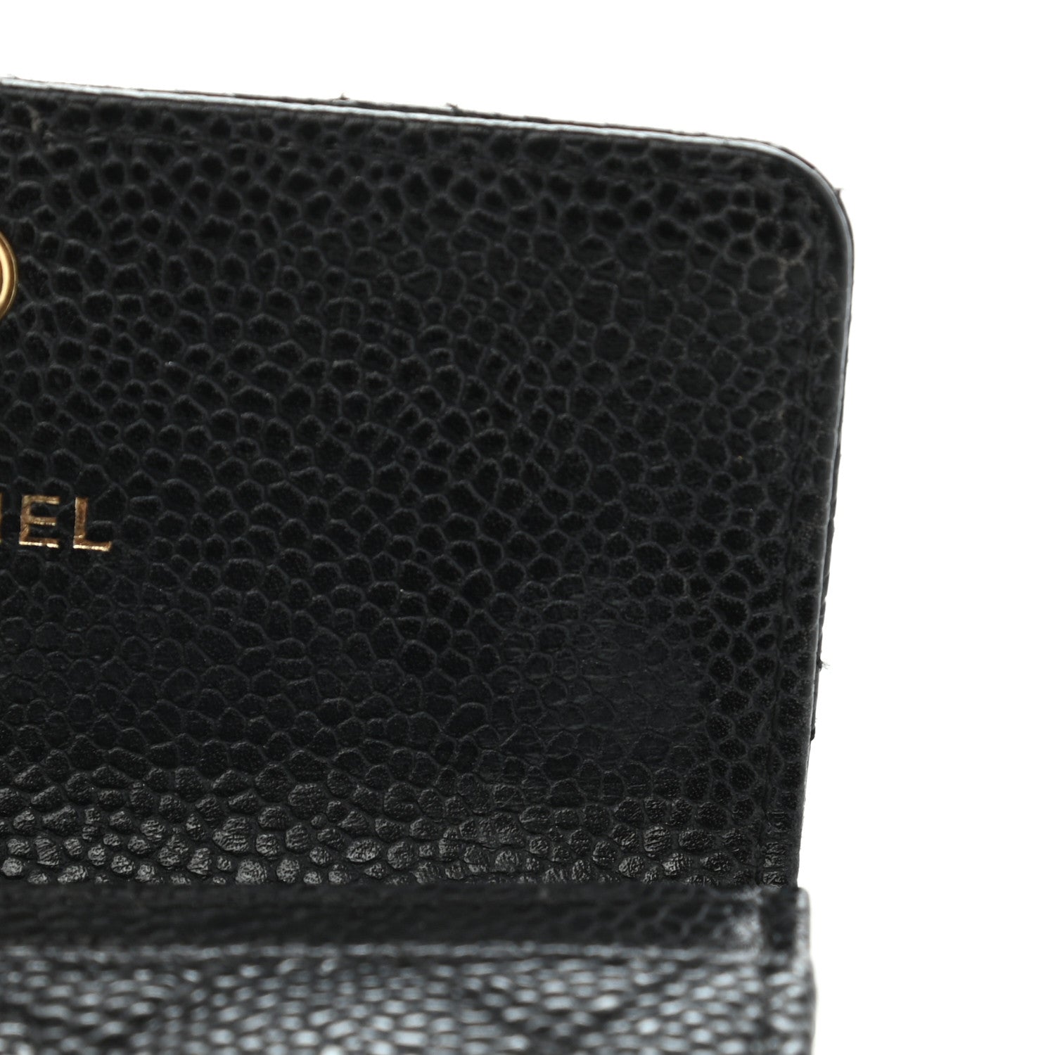 Chanel Caviar Quilted Flap Card Holder Black 10 of 17