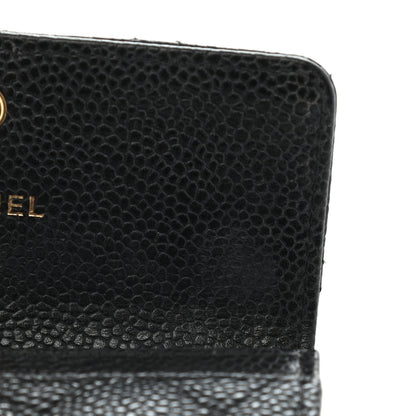 Chanel Caviar Quilted Flap Card Holder Black 10 of 17
