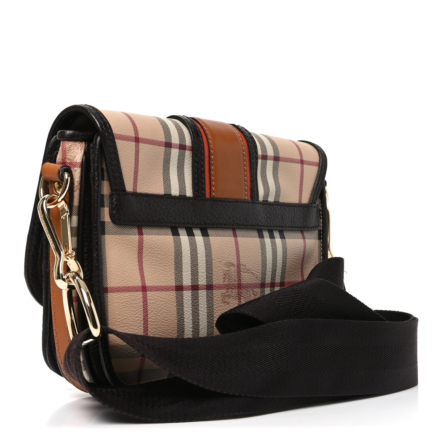 Haymarket Check Messenger Brown