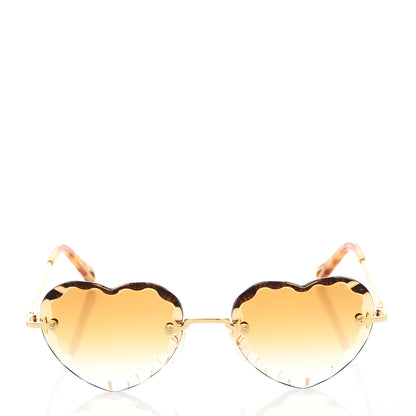 Chloe Heart Sunglasses CE150S Gold 2 of 7