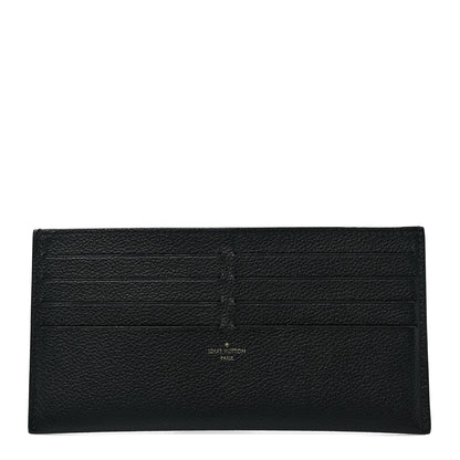 Louis Vuitton Calfskin Felicie Chain Wallet Card Holder Insert Black 1 of 7