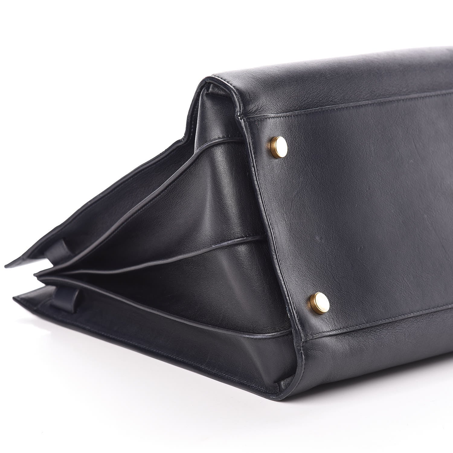Saint Laurent Calfskin Large Sac De Jour Carryall Navy Blue 5 of 11