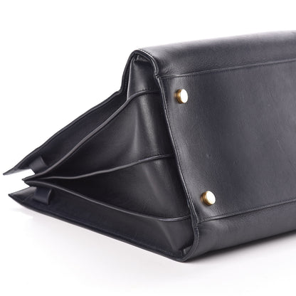 Saint Laurent Calfskin Large Sac De Jour Carryall Navy Blue 5 of 11