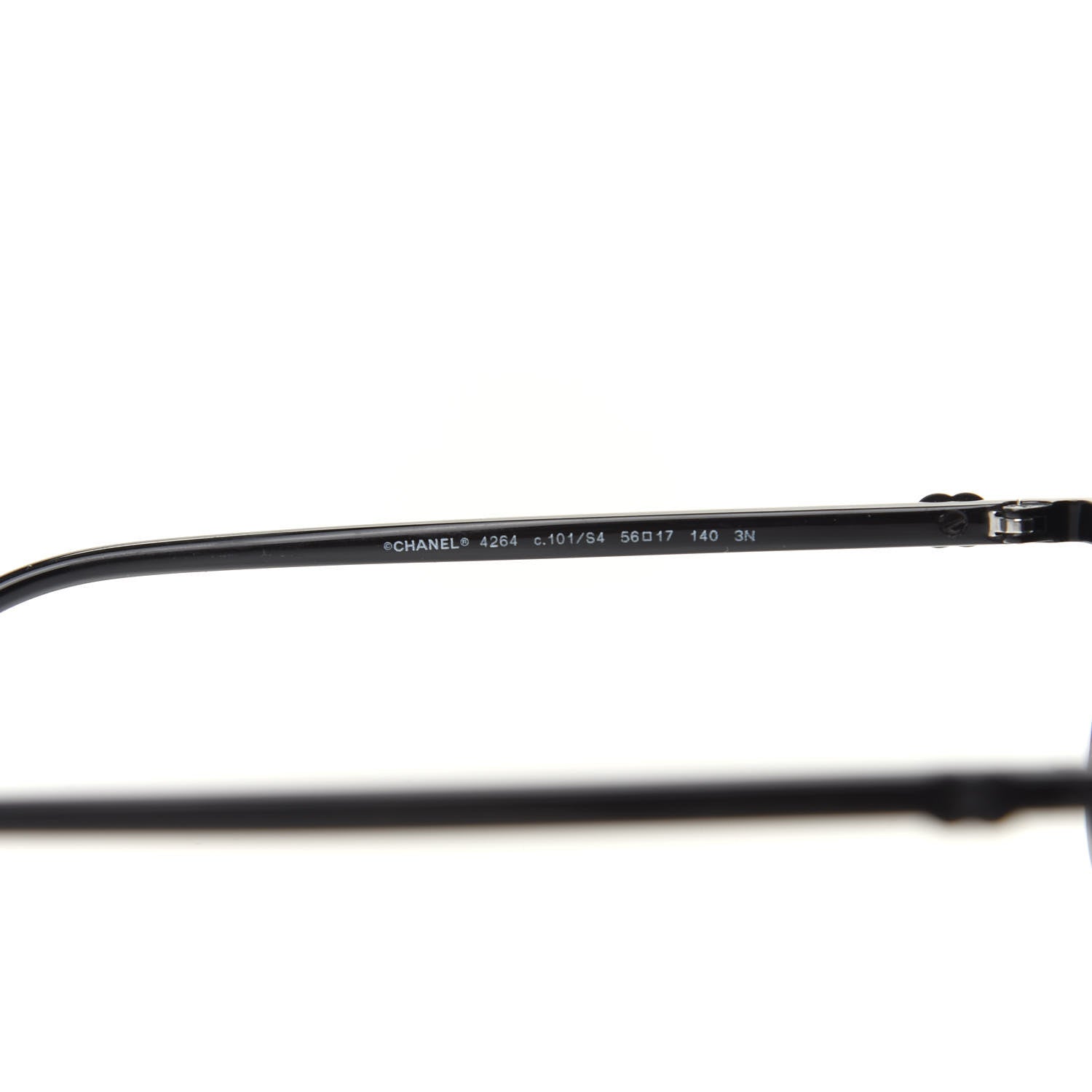 Chanel Pantos Sunglasses 4264 Black Grey 5 of 7