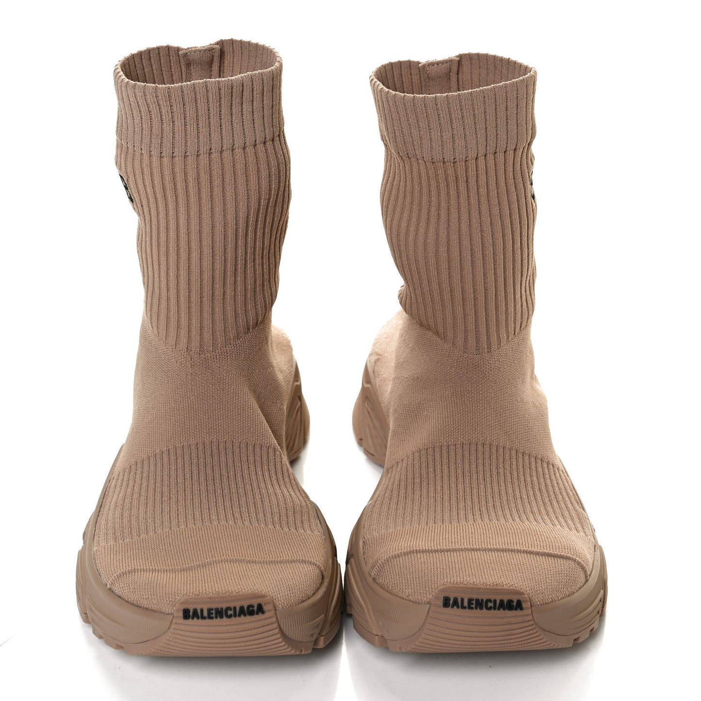 Technical Ribbed 3D Recycled Knit Womens Speed 3.0 Sneakers 40 Monocolor Beige