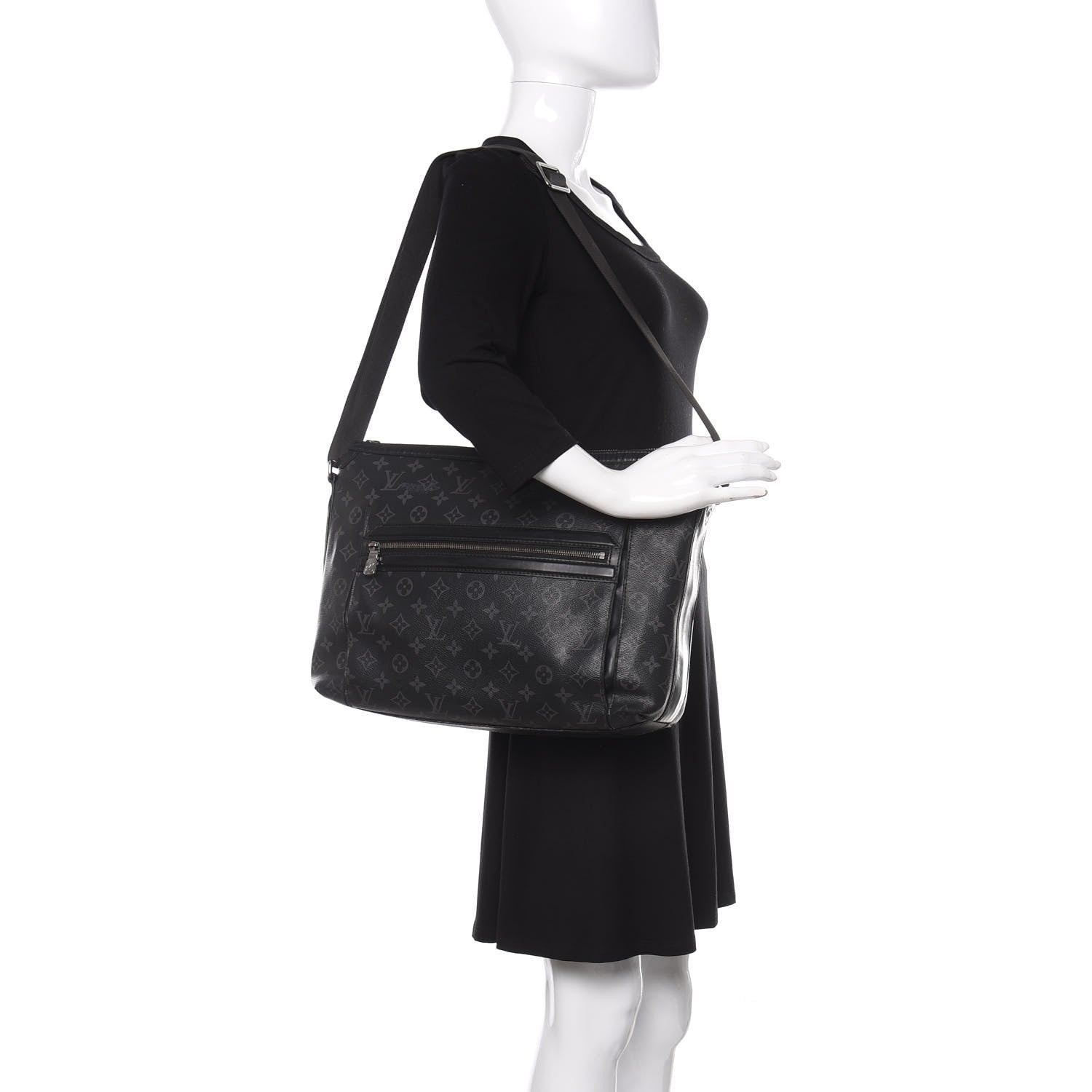 Louis Vuitton Monogram Eclipse Odyssey Messenger MM 2 of 18