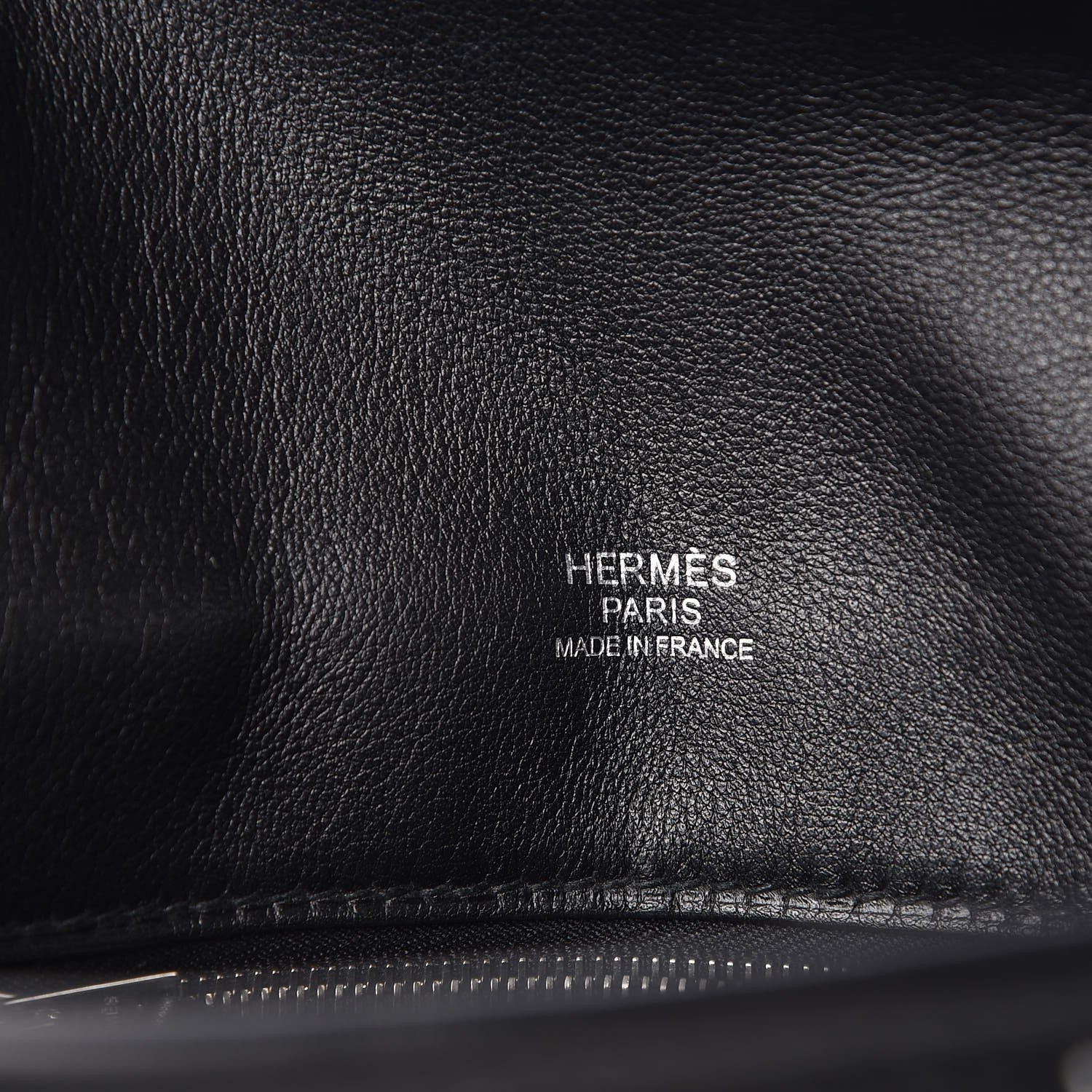 Hermes Veau Swift Mini Sac Berline Black 6 of 8