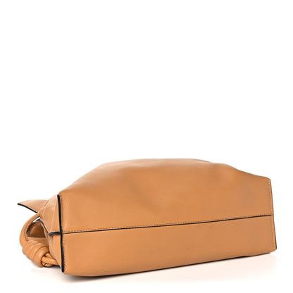 Loewe Calfskin Mini Flamenco Knot Clutch Warm Desert 4 of 10