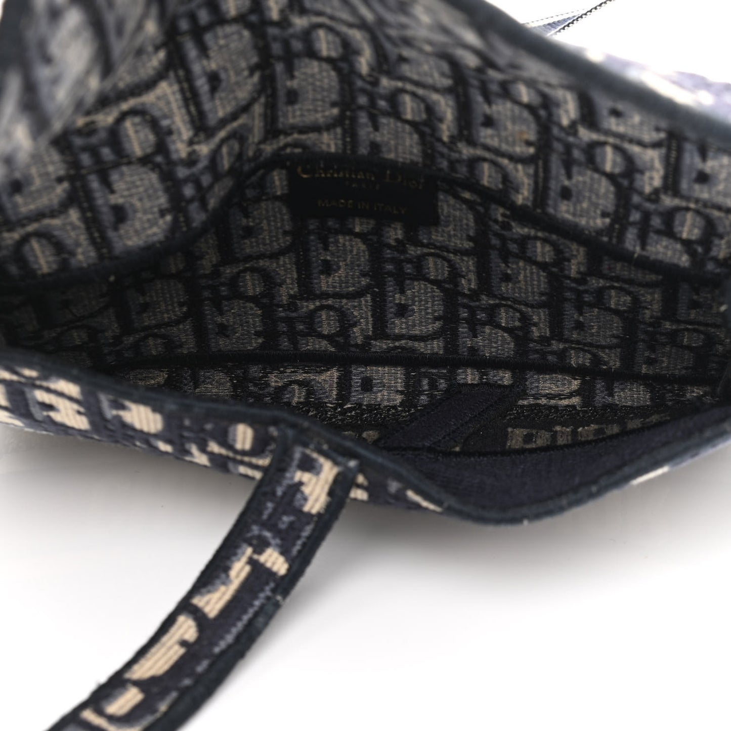 Oblique Slim Saddle Pouch Blue