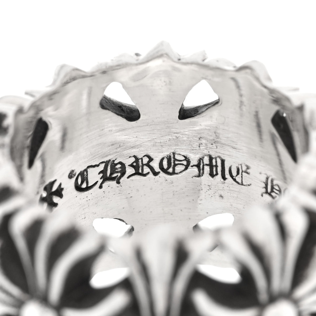 Sterling Silver Cemetery Cross Ring 63 10.5