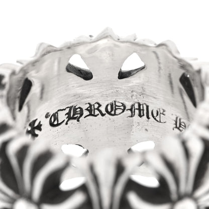 Chrome Hearts Sterling Silver Cemetery Cross Ring 63 10.5 4 of 5