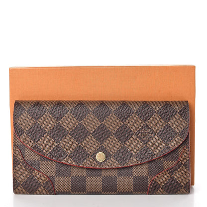 Louis Vuitton Damier Ebene Caissa Wallet Cherry 7 of 7