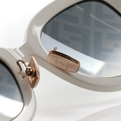 Fendi Acetate FF Sunglasses FF 0434/G/S White Gold 8 of 8