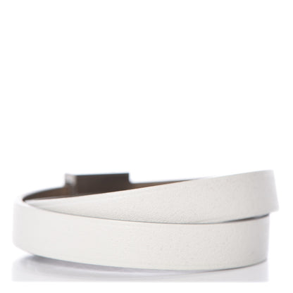 Hermes Swift Medor Infini Bracelet T2 Blanc White Etoupe 3 of 6