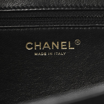 Chanel Caviar Quilted Large CC Filigree Vanity Case Black 6 of 11