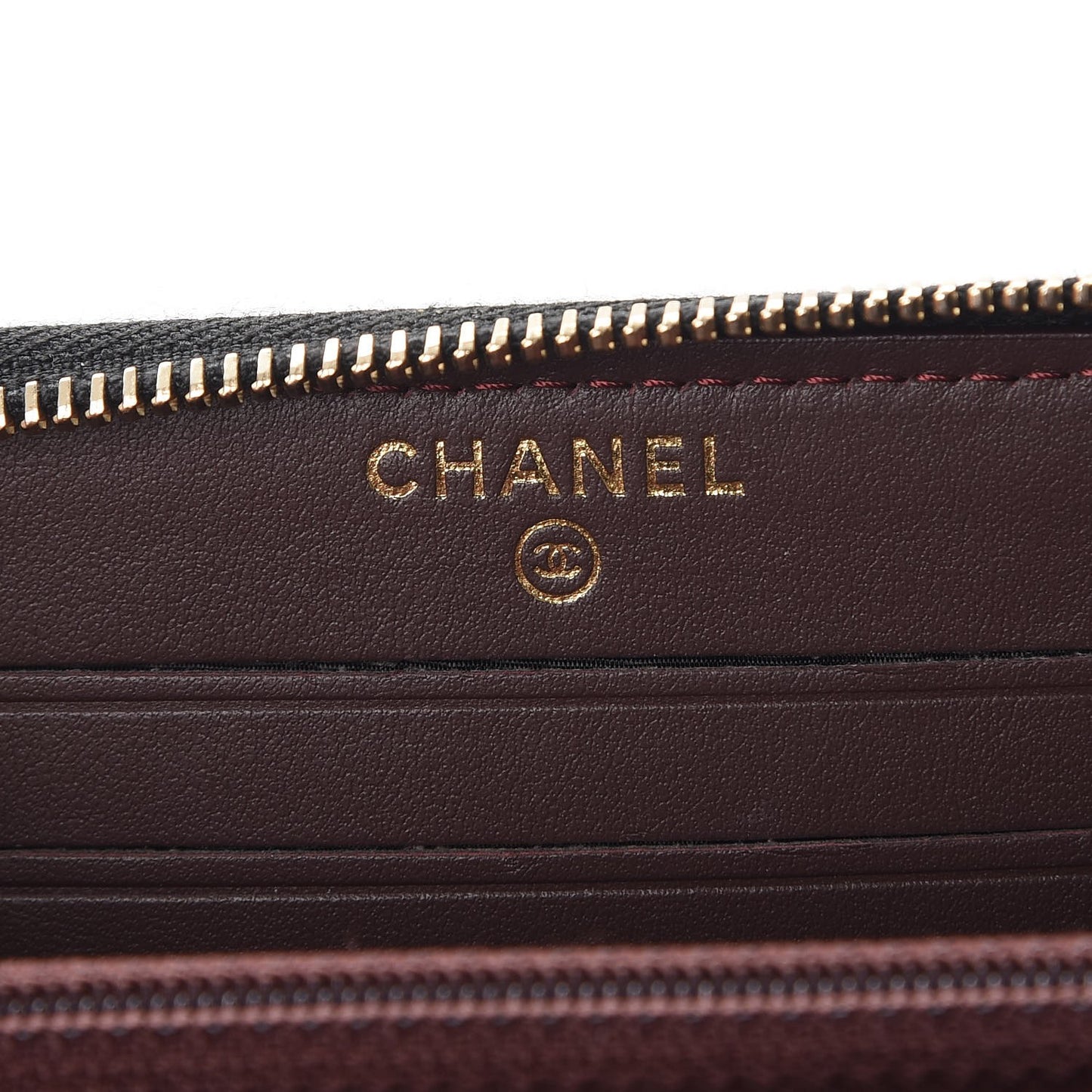 Aged Calfskin Quilted Small Lucky Charms 2.55 Reissue Zip Around Wallet Black