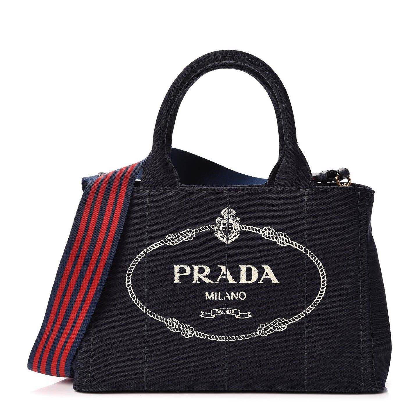 Canapa Small Logo Tote Blue Talco