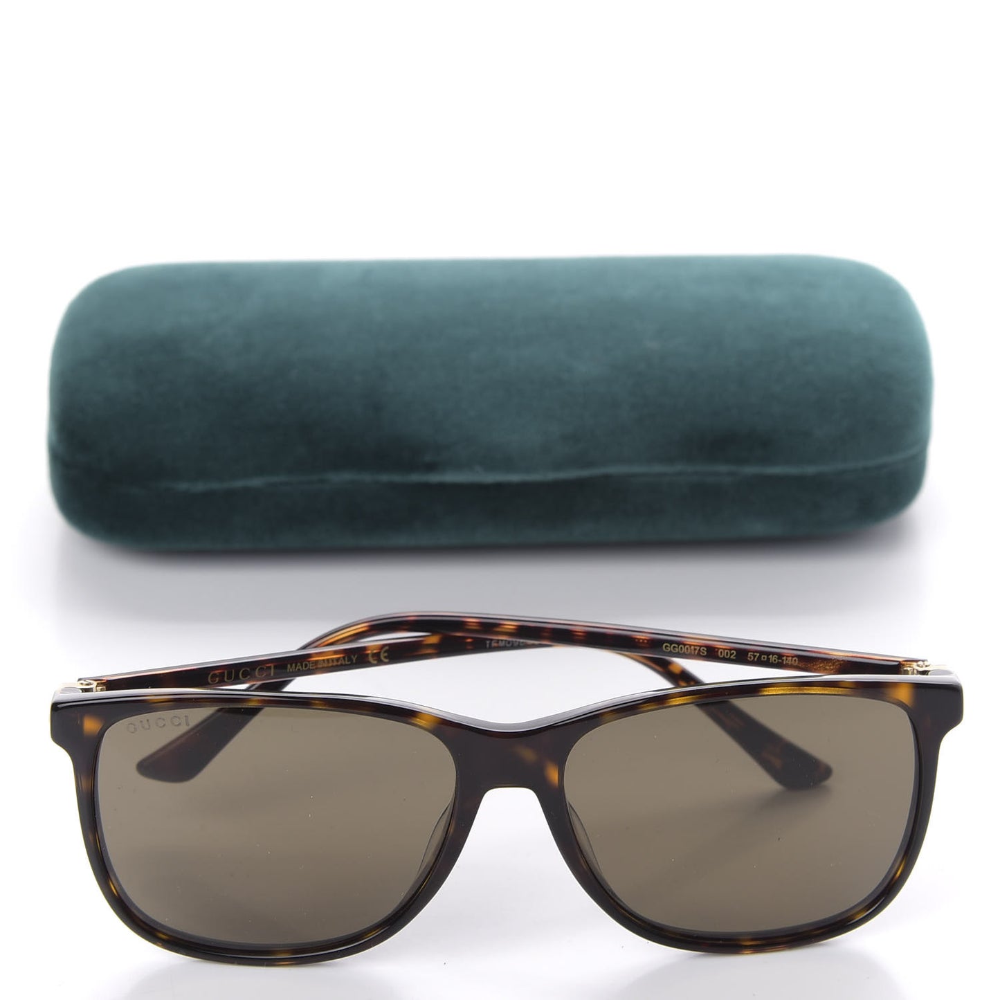 Square Frame Sunglasses GG00177/S Tortoise