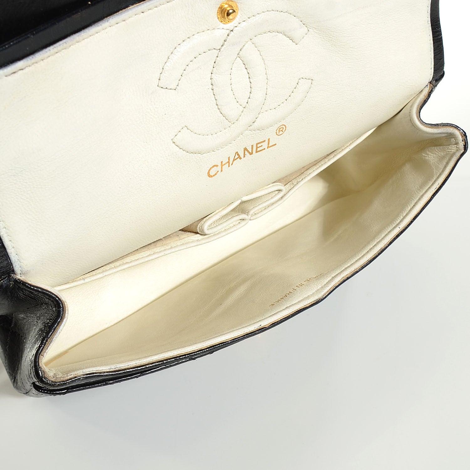 Chanel Lambskin Quilted Small Double Flap Black 6 of 9