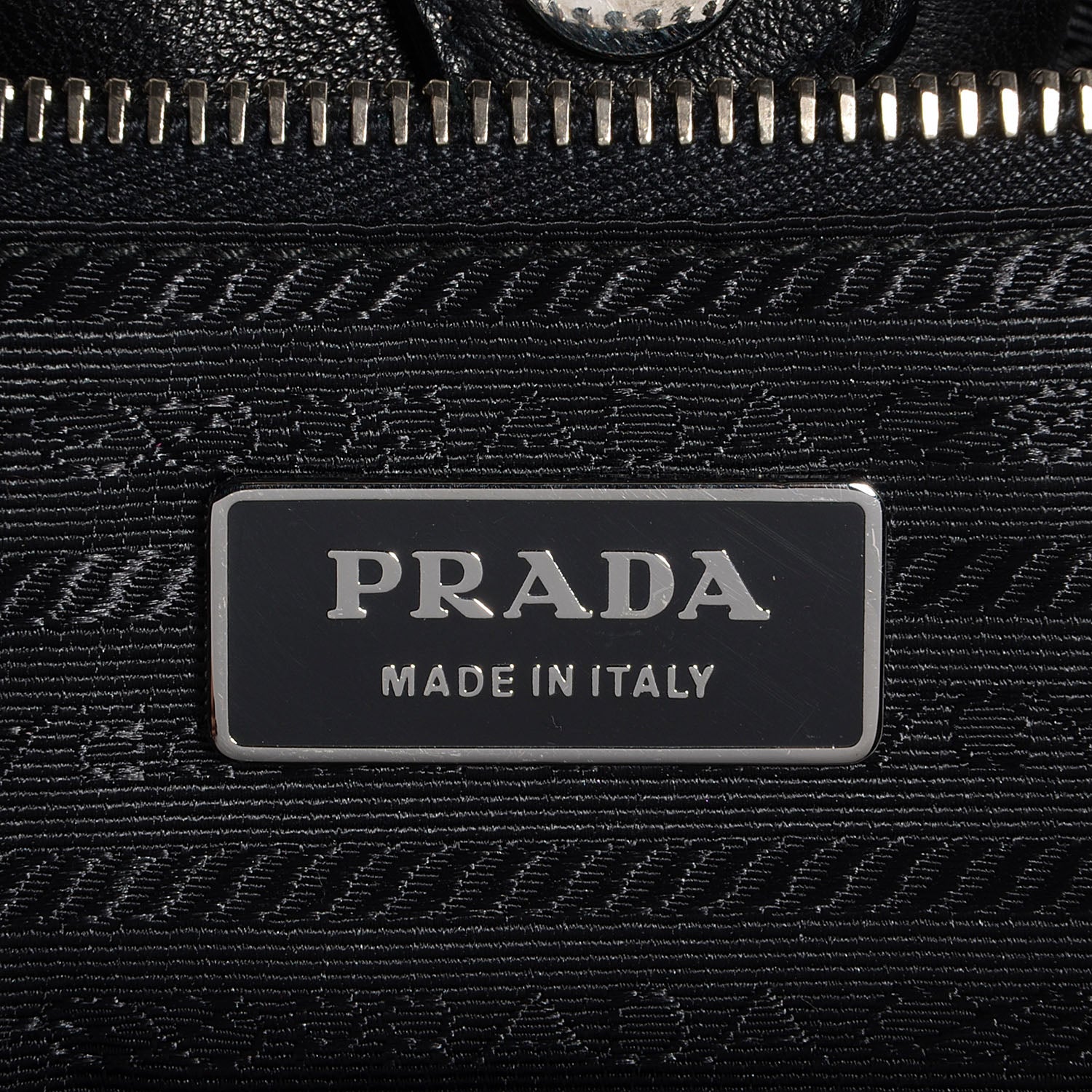 Prada Tessuto Nylon Gaufre Hobo Black 9 of 9