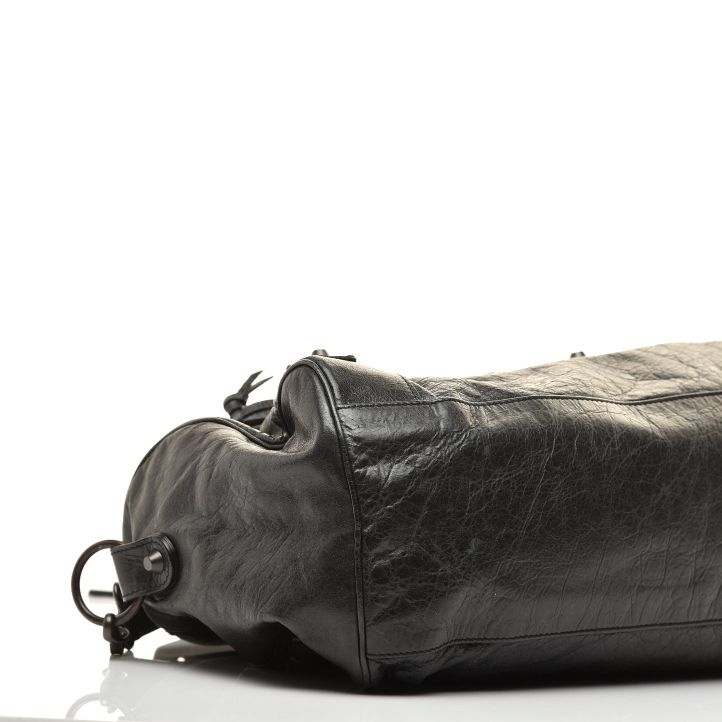 Agneau Classic Hardware Twiggy Black