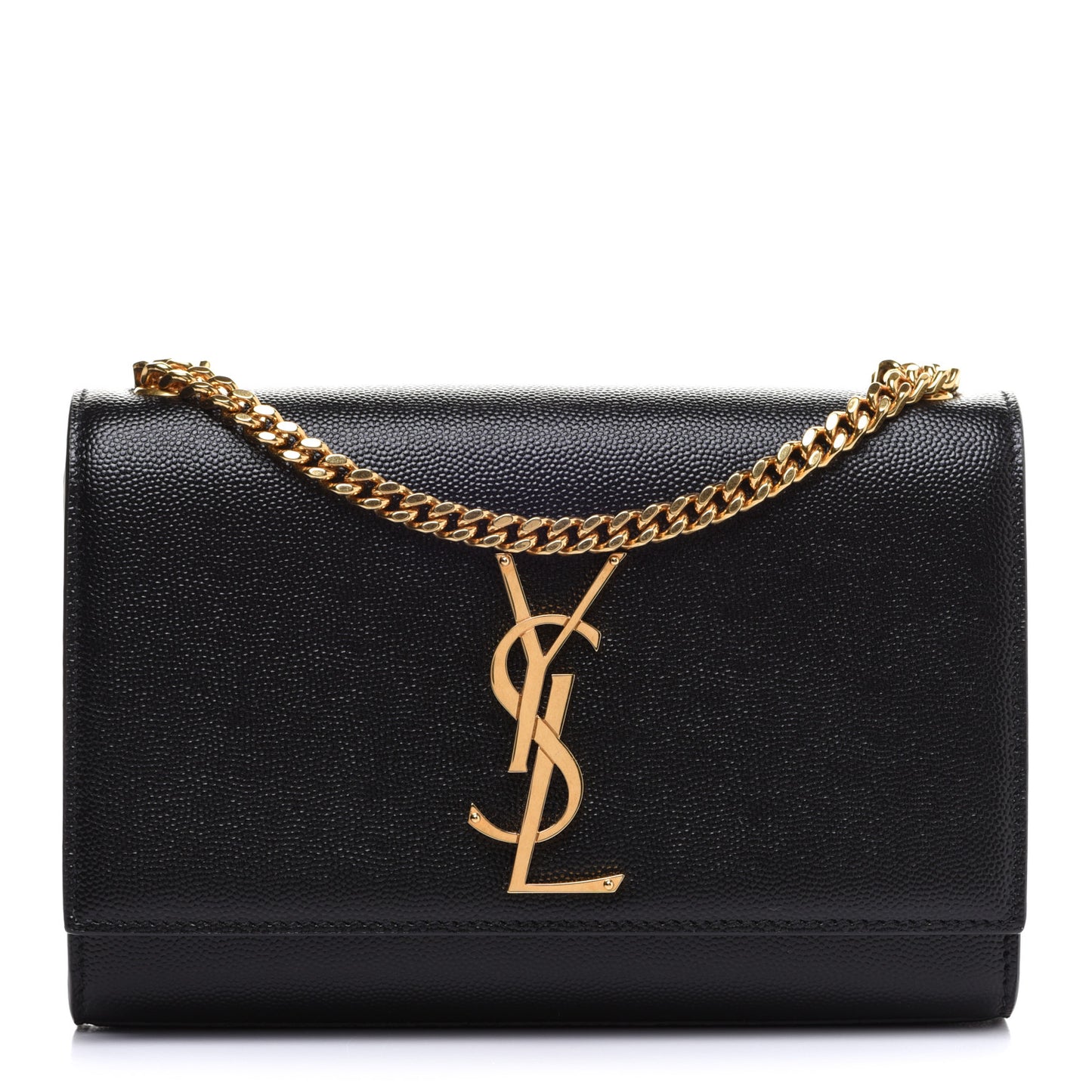 Grain De Poudre Small Monogram Kate Satchel Black