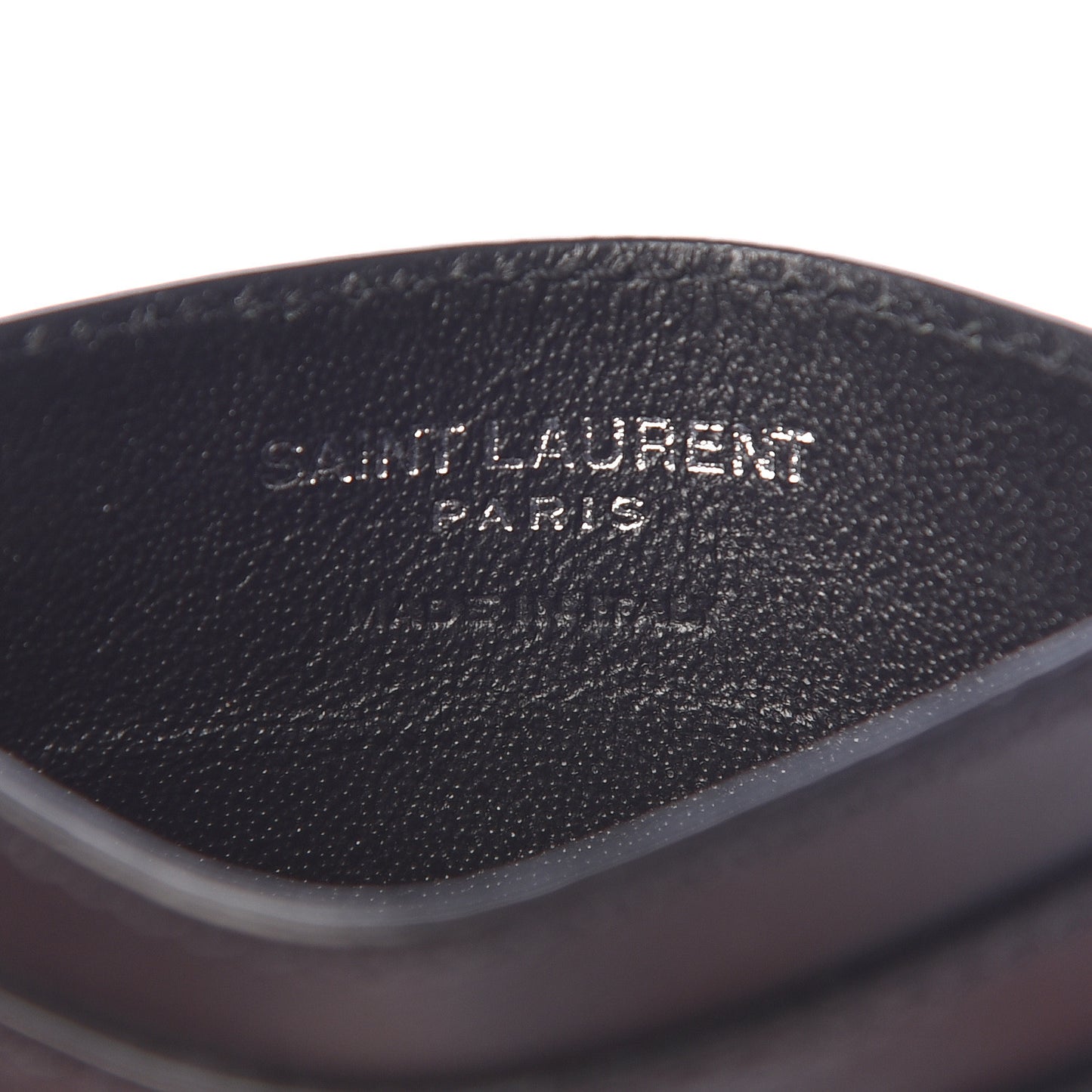 Calfskin 1971 All Over Card Case Black