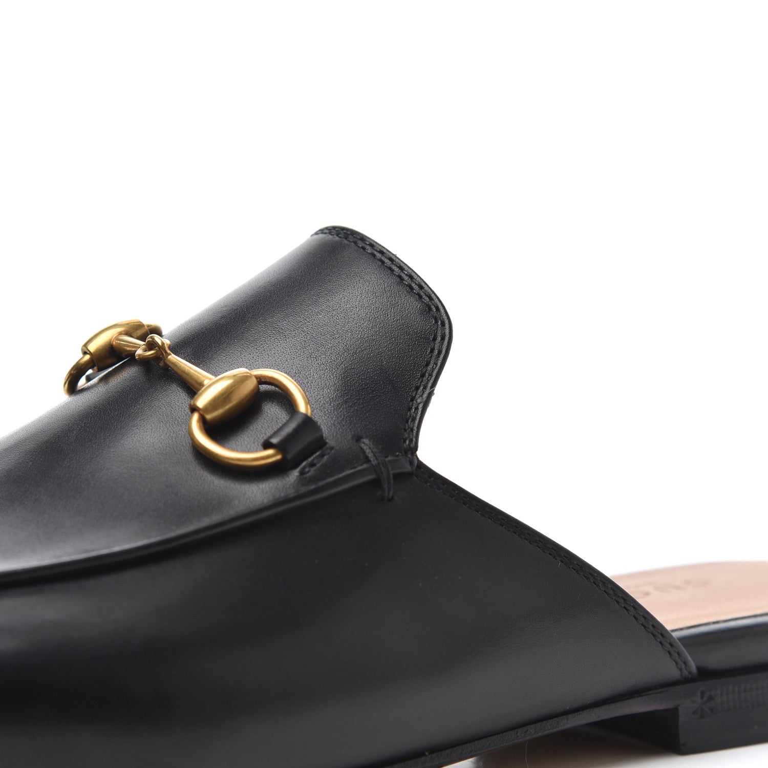 Gucci Calfskin Womens Princetown Slippers 37 Black 16 of 16