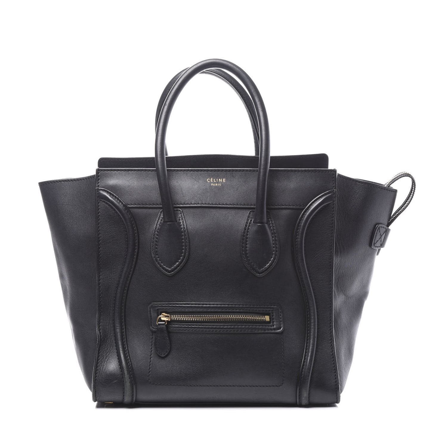 Smooth Calfskin Mini Luggage Black