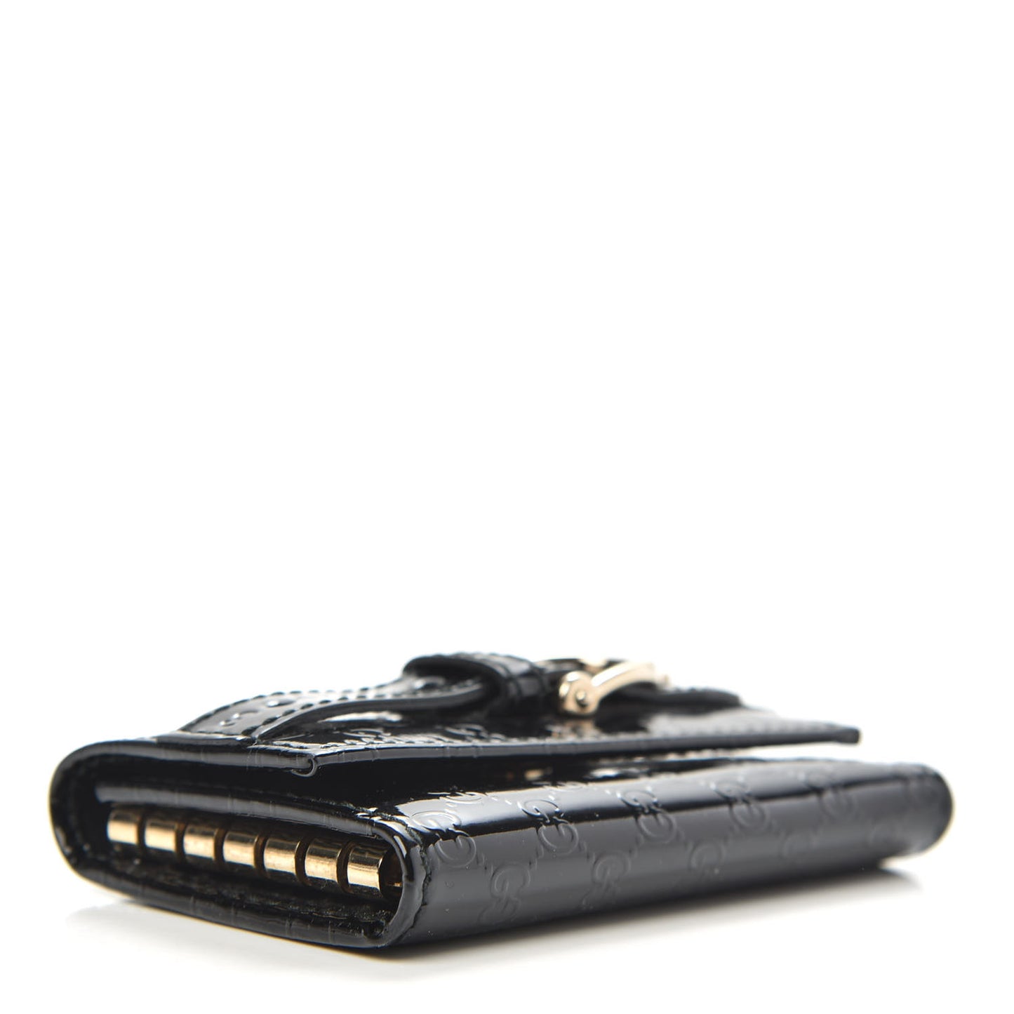Patent Microguccissima Nice 6 Key Holder Case Black