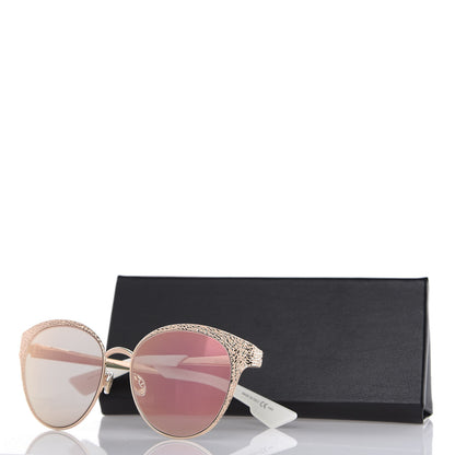 Christian Dior Metal Mirrored Unique Limited Edition Sunglasses Gold 9 of 9