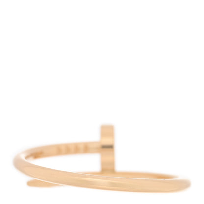 Cartier 18K Yellow Gold Small Juste Un Clou Ring 56 7.5 3 of 5