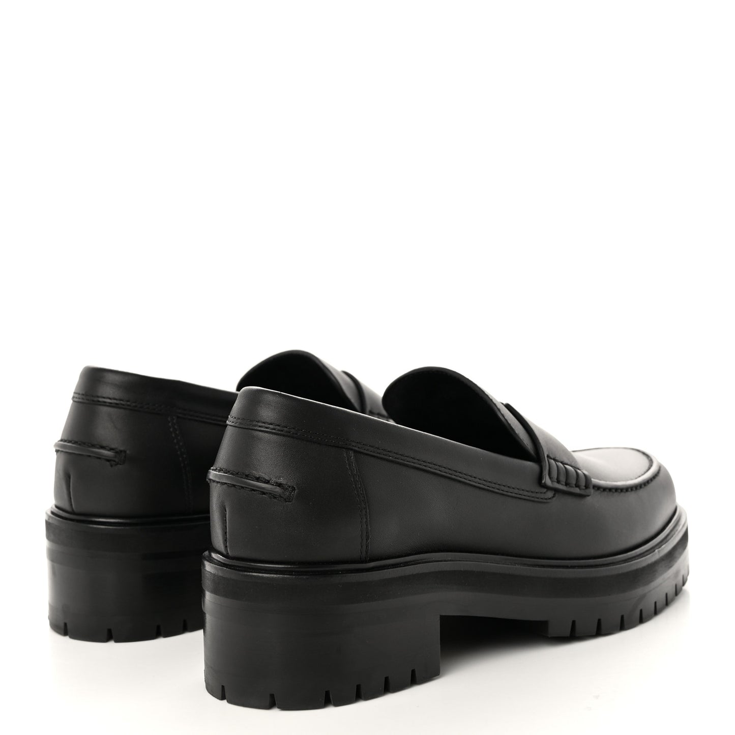 Calfskin Ivy Loafer 36.5 Black