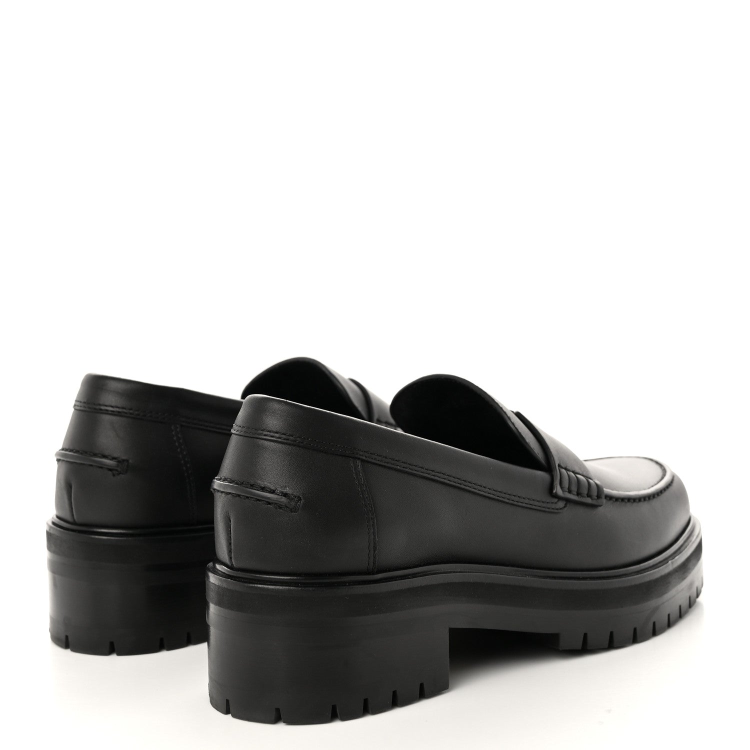 Hermes Calfskin Ivy Loafer 36.5 Black 4 of 13