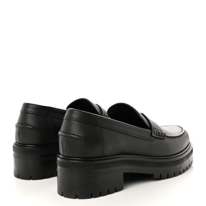 Hermes Calfskin Ivy Loafer 36.5 Black 4 of 13