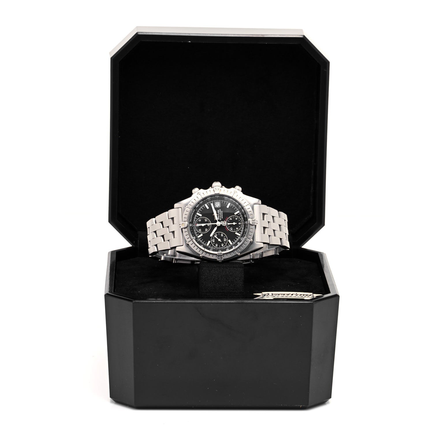 Breitling Stainless Steel 40mm Chronomat Blackbird Special Series Automatic Watch Black A13050.1 5 of 5